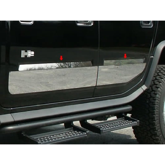 QAA is compatible with 2003-2009 Hummer H2 4 Piece Stainless Steel Insert HV43013