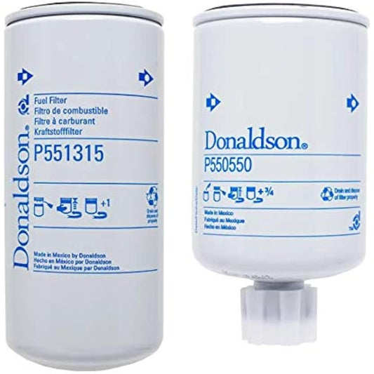 AirDog Prefiller WS100 Fuel Filter FF100-2 Combo Pack (Donaldson P551315 -P550550)