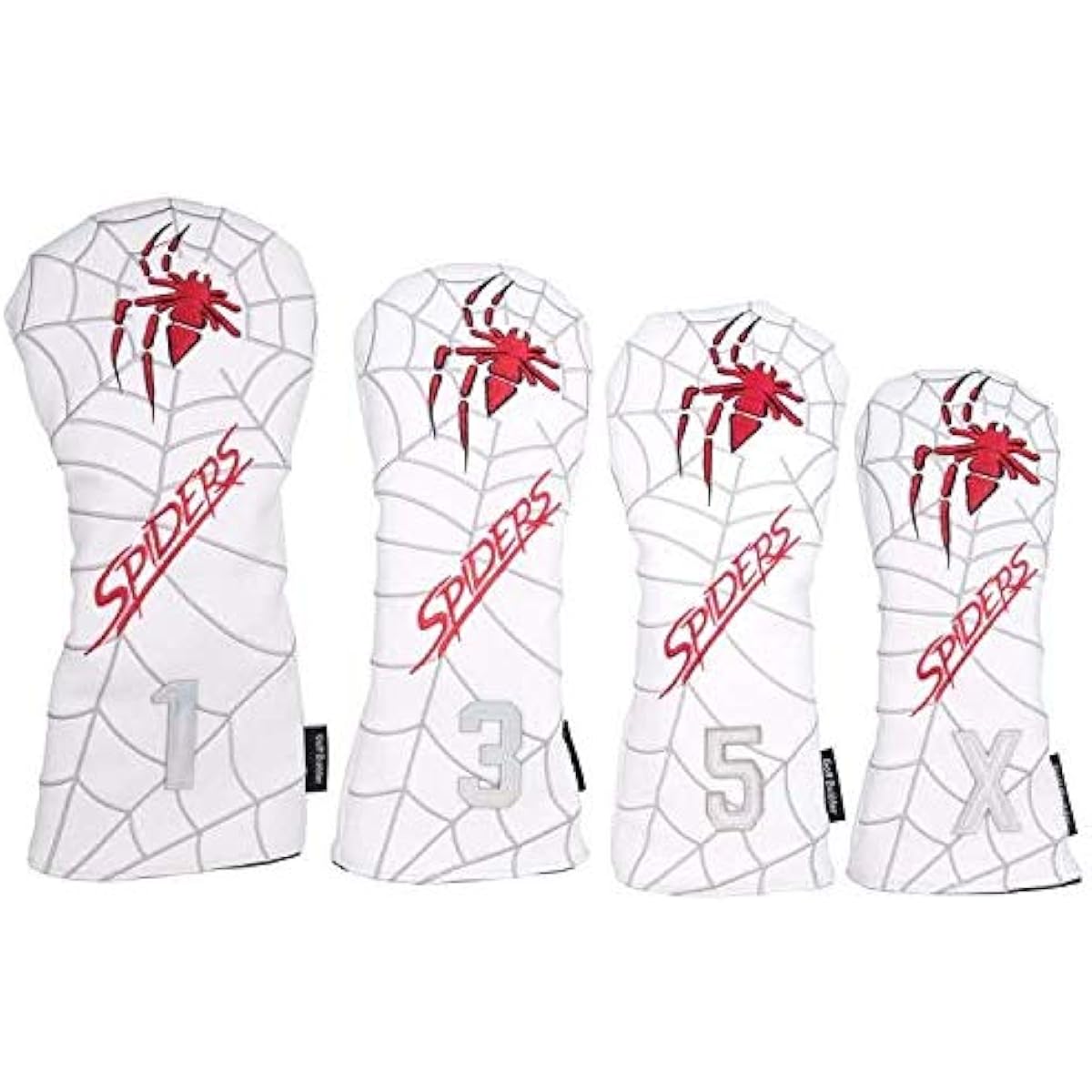 Golf cover head cover driver/wood/utility UT cover for DR/FW/UT 4-piece set waterproof specification with conversion tag spider
