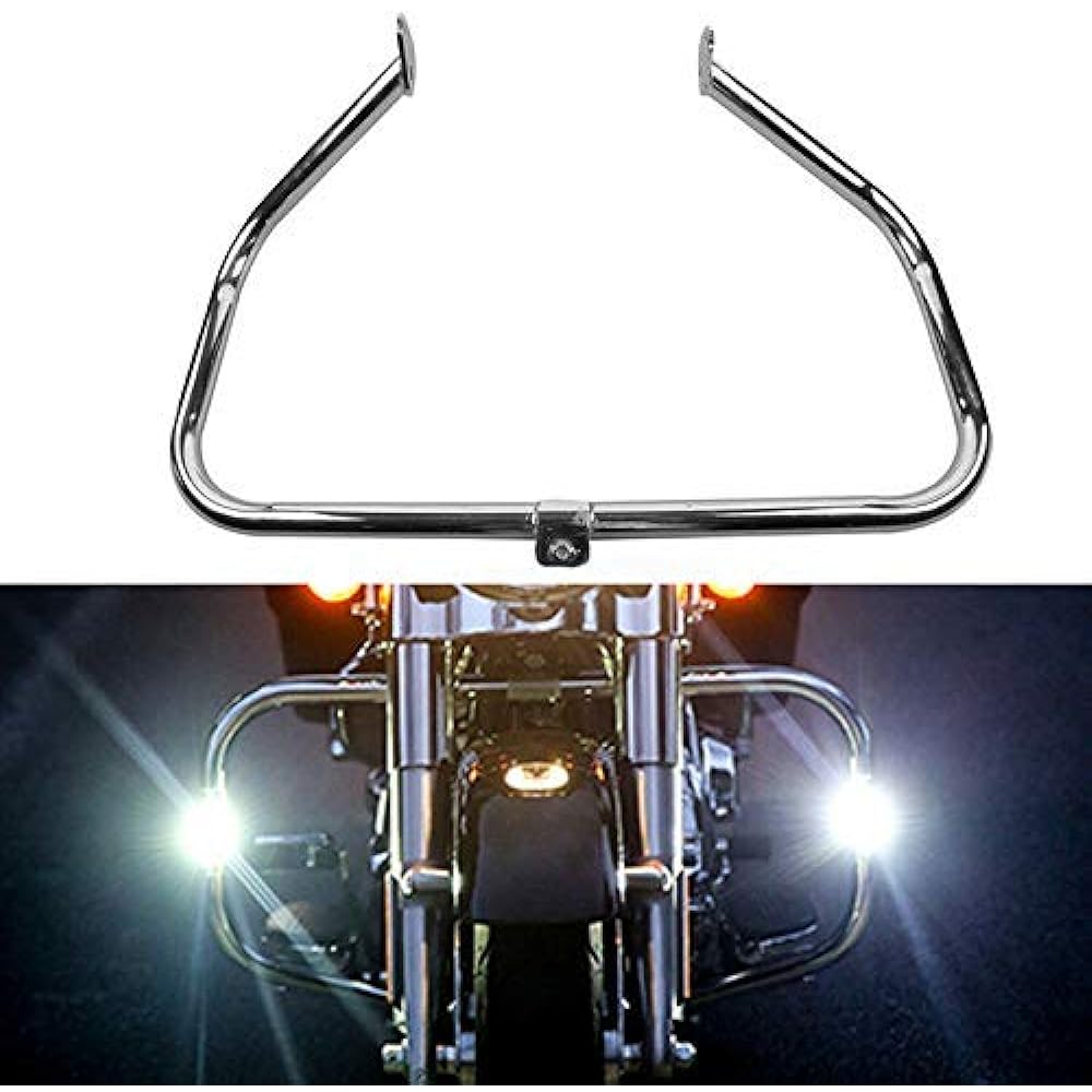 TCT-MT Engine Guard Crash Bar Highway Harley Touring Road King FLHR Electra Glide Standard FLHT 1997-2008 EFI FLHRCI FLTRI '98-06 FLHRC FLTR FLHTCU '07-08 CVO Road King FLHRSE6 2014 Chrome
