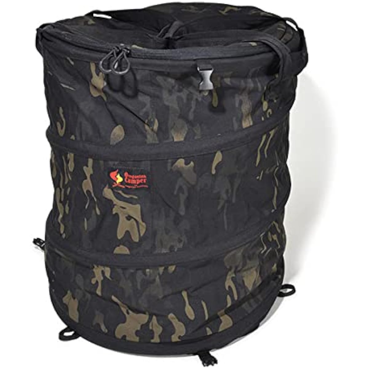 Stove Drum <Black Camo/Wolf Brown/Olive> Φ46×52cm (#928521 #928522 #928523 Oregonian Camper) (Black Camo)