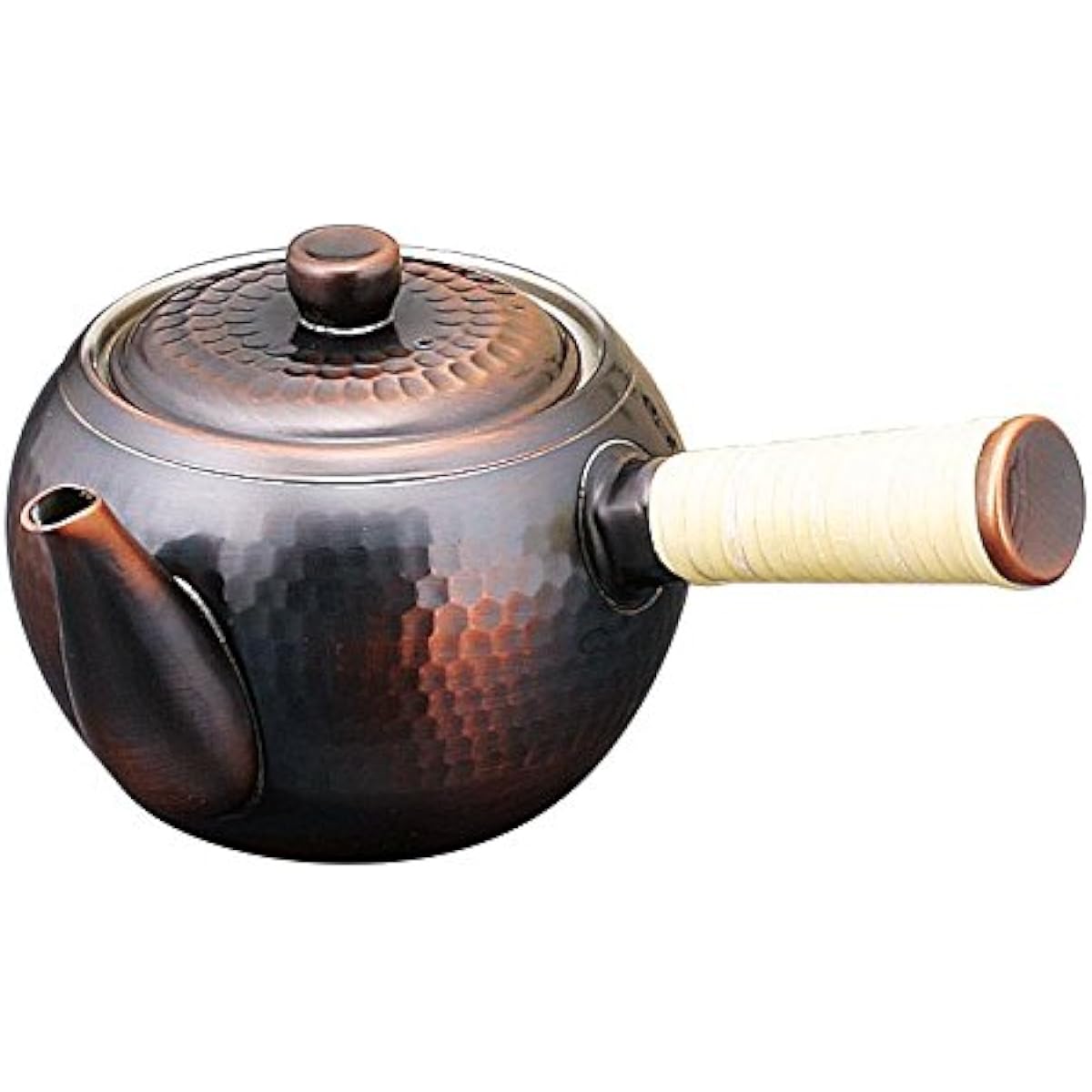 Asahi Shokuraku Kobo Yokote teapot with strainer CB526S