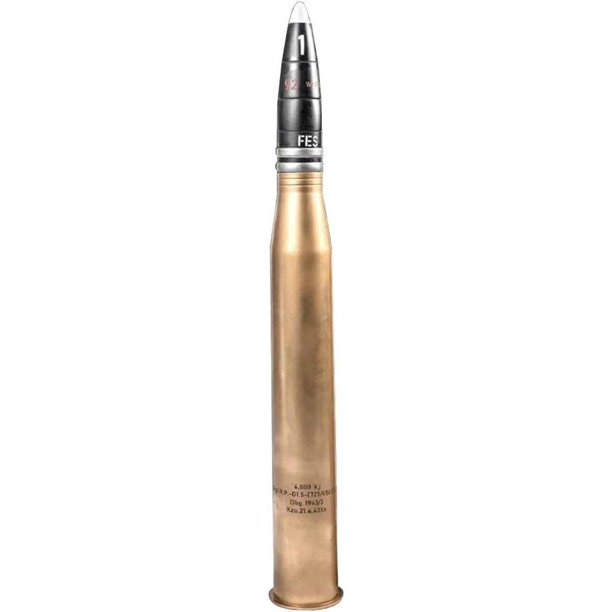 Pig Model 1/1 Germany 8.8cm Pzgr.39/43 (APCBC-HE) L71 Armor Piercing Bullet for Tiger 2 Plastic Model PIG1-002