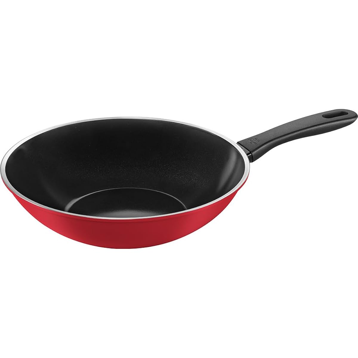 Ballarini "Caprera Frying Pan Wok 28cm Red Made in Italy" Frying Pan IH Compatible Ceramic Coating [Authorized Japanese Product] CAPRERA Z1026-000