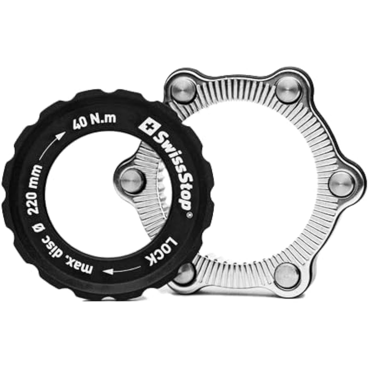 SwissStop SWISS STOP [Genuine Product] Bicycle Centerlock Adapter Centerlock Adapter for 6 Hole Rotor Set of 2 P100006105