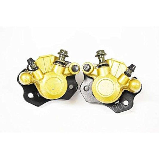 Set of 2 Gold Left and Right Calipers for W Brake ATV