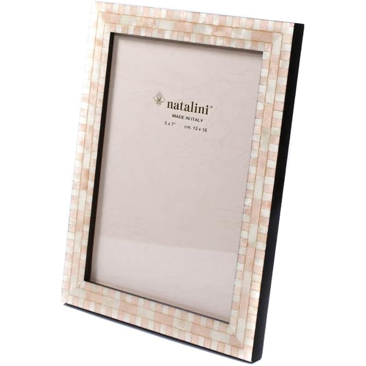 Photo Frame NATALINI Photo PHOTO Photo Frame Photo Holder Natural Material Wooden Bergamo Pink Pink Rose Color Interior