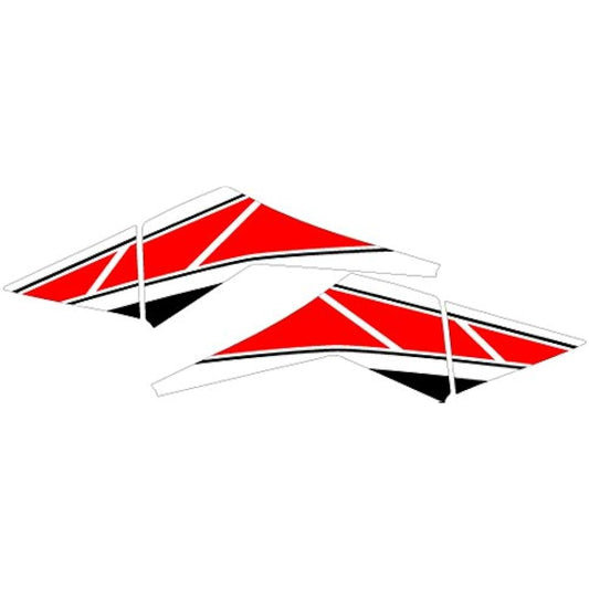 MDF Graphic Kit Tank Set Strobe Model Red MT-09 TRACER(15-) MTRA-D-RD-TK