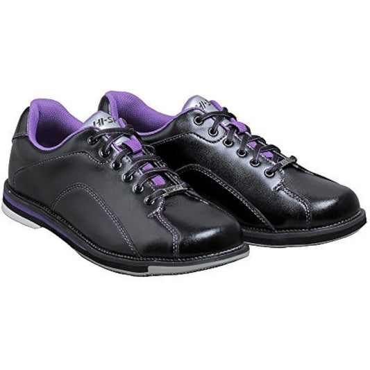 (High Sports) Bowling Shoes HS-390 Black/Purple 23.5cm/Right Throwing [Bowling Equipment]