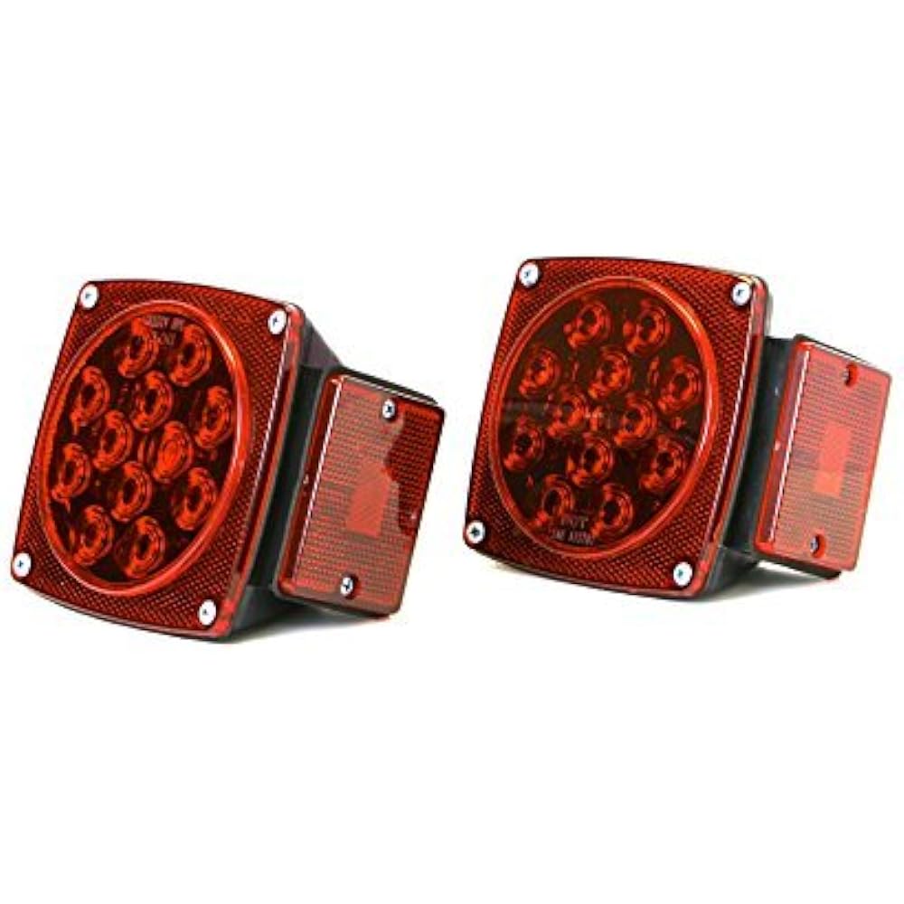 MAXXHAUL 70460 12V LED Trailer Tail Light (Turn/Stop/Signal-Left/Right-Dot compliant)