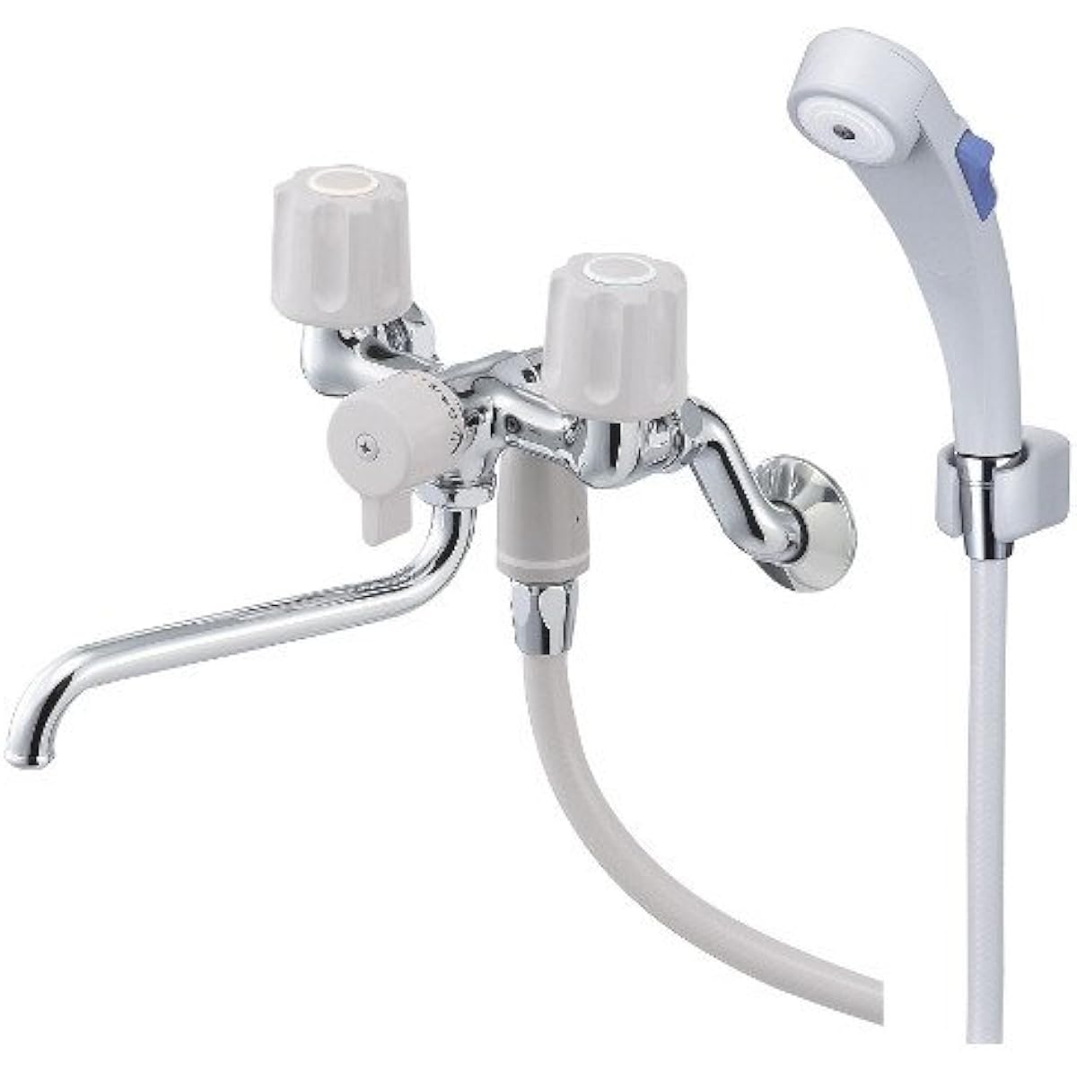 Sanei faucet fittings [SK11K-3-LH] Cold region two-bubble shower mixer faucet