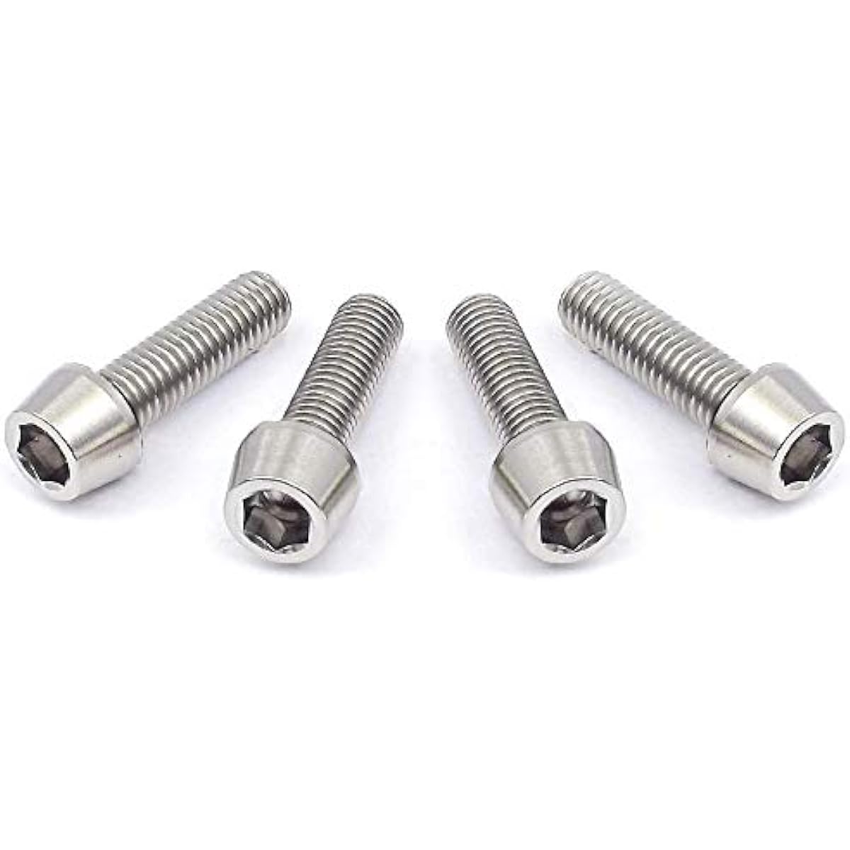EGWORKS EGWORKS High Strength 64 Titanium Bolt ULTRA-Ti M5/18mm for Stem (No Washer) Set of 4 TIST-18N4-NW00