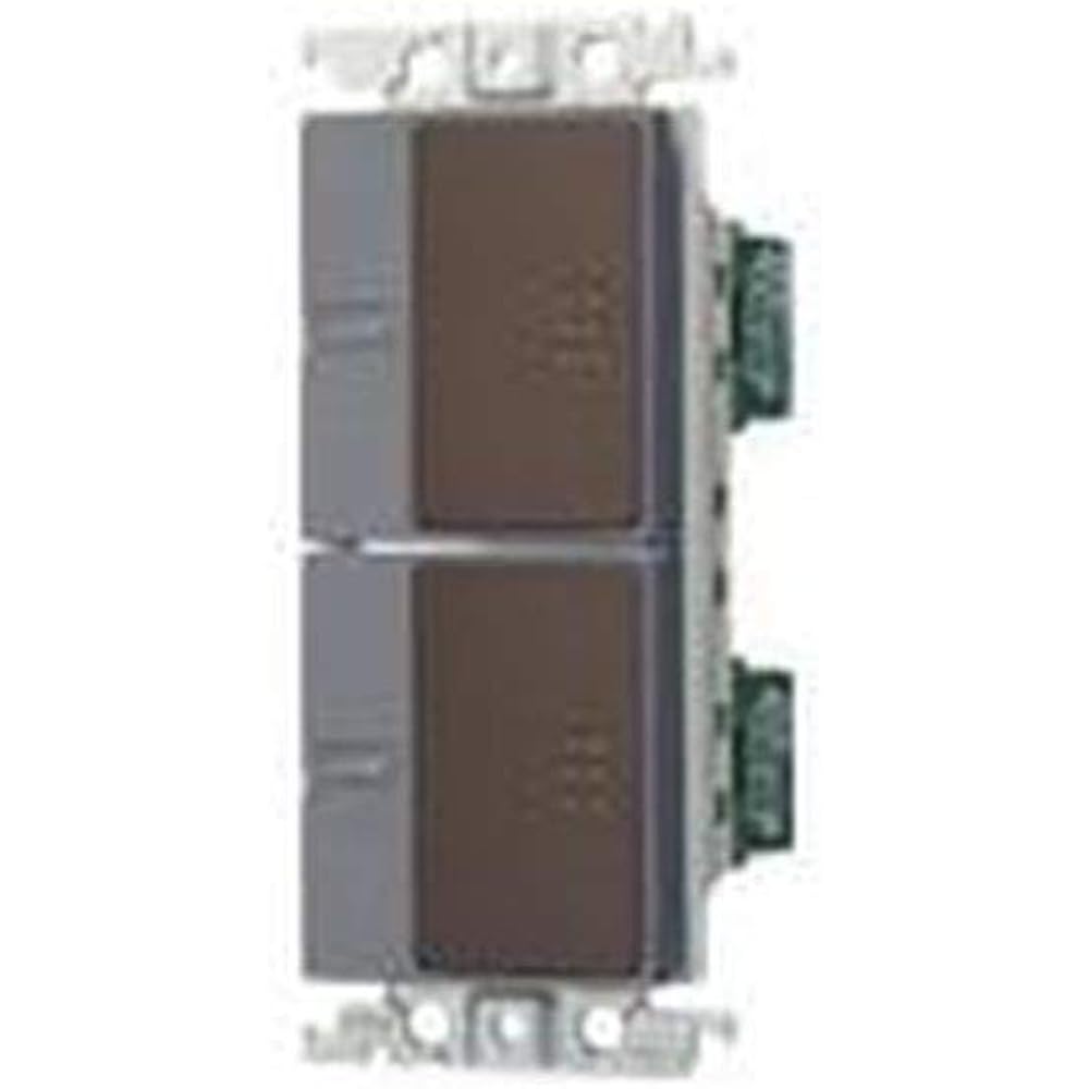 Panasonic Round Embedded Pilot Firefly Double Switch C Dark Brown WTT52422A2