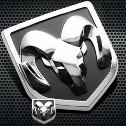 2009-18 RAM tail gate emblem, chrome.