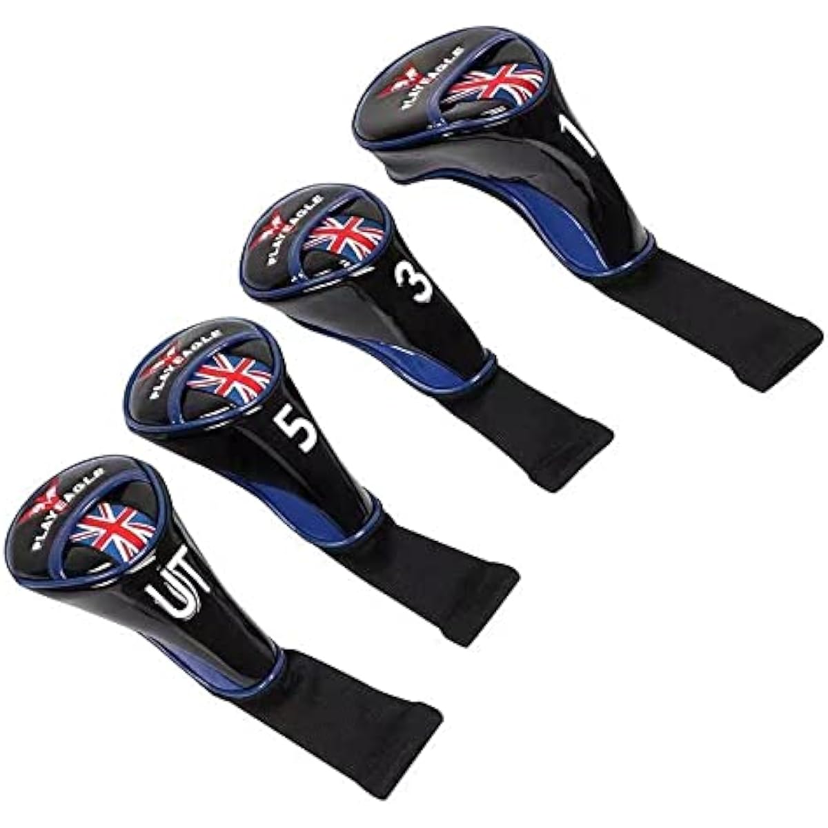 Head cover Driver DR 440cc 460cc cover Wood cover FW Utility UT cover Head cover 1, 3, 5, 7 4-piece set British flag pattern