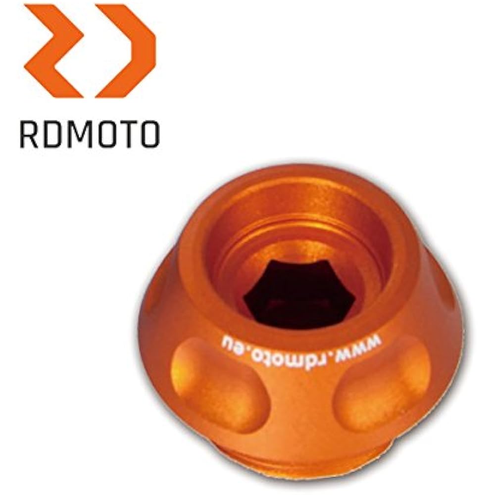 RDMOTO Oil Filler Cap M24x3mm Orange KTM 690 Duke/R, 990 Superduke/R and 1290 Superduke R and GT RDM-OC9O