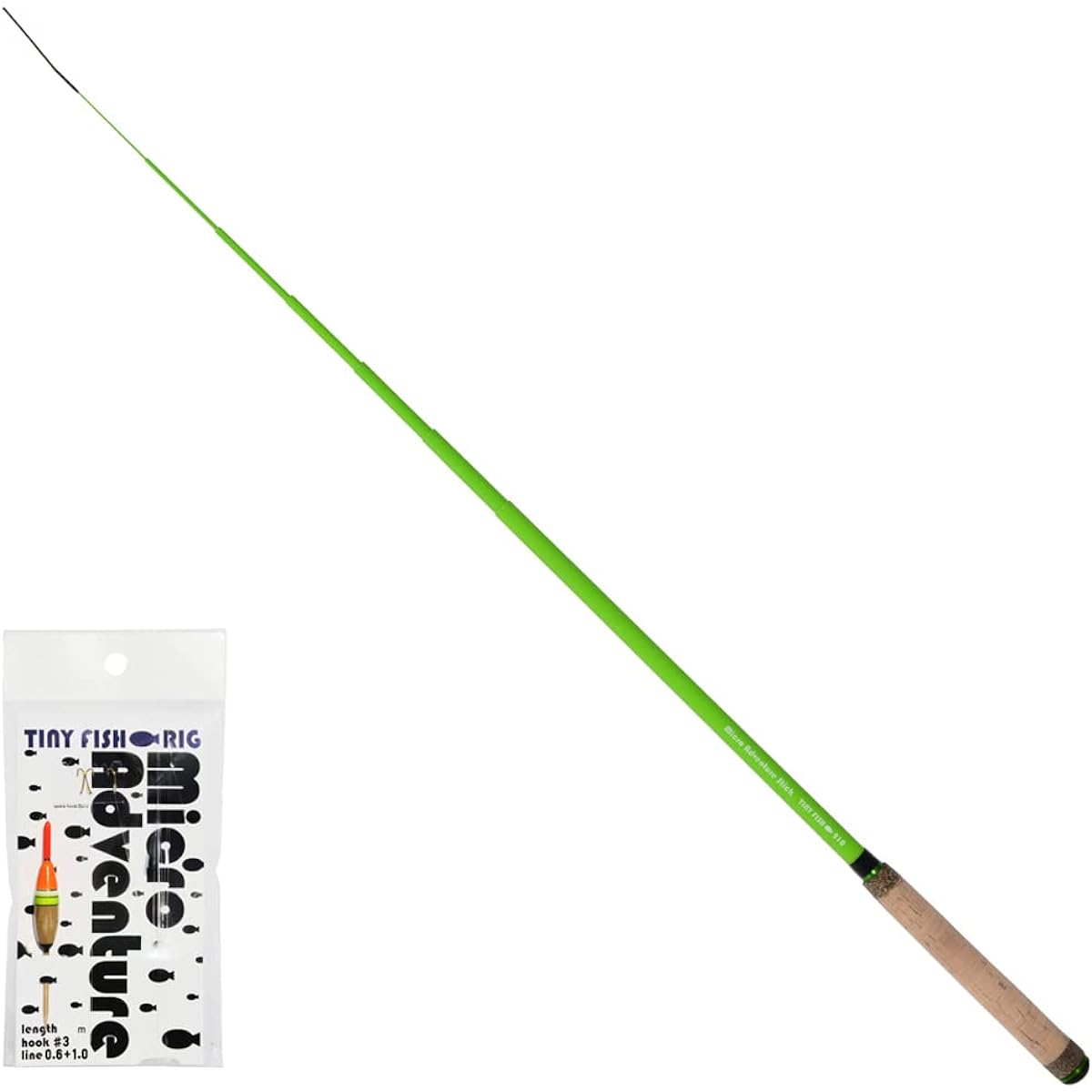 Micro Adventure Stick◇TINY FISH + RIG 210 LIME