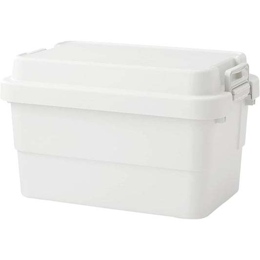 MUJI [Set of 4] Polypropylene sturdy storage box, large 50L, approx. width 60 x depth 39 x height 37 cm 44620830