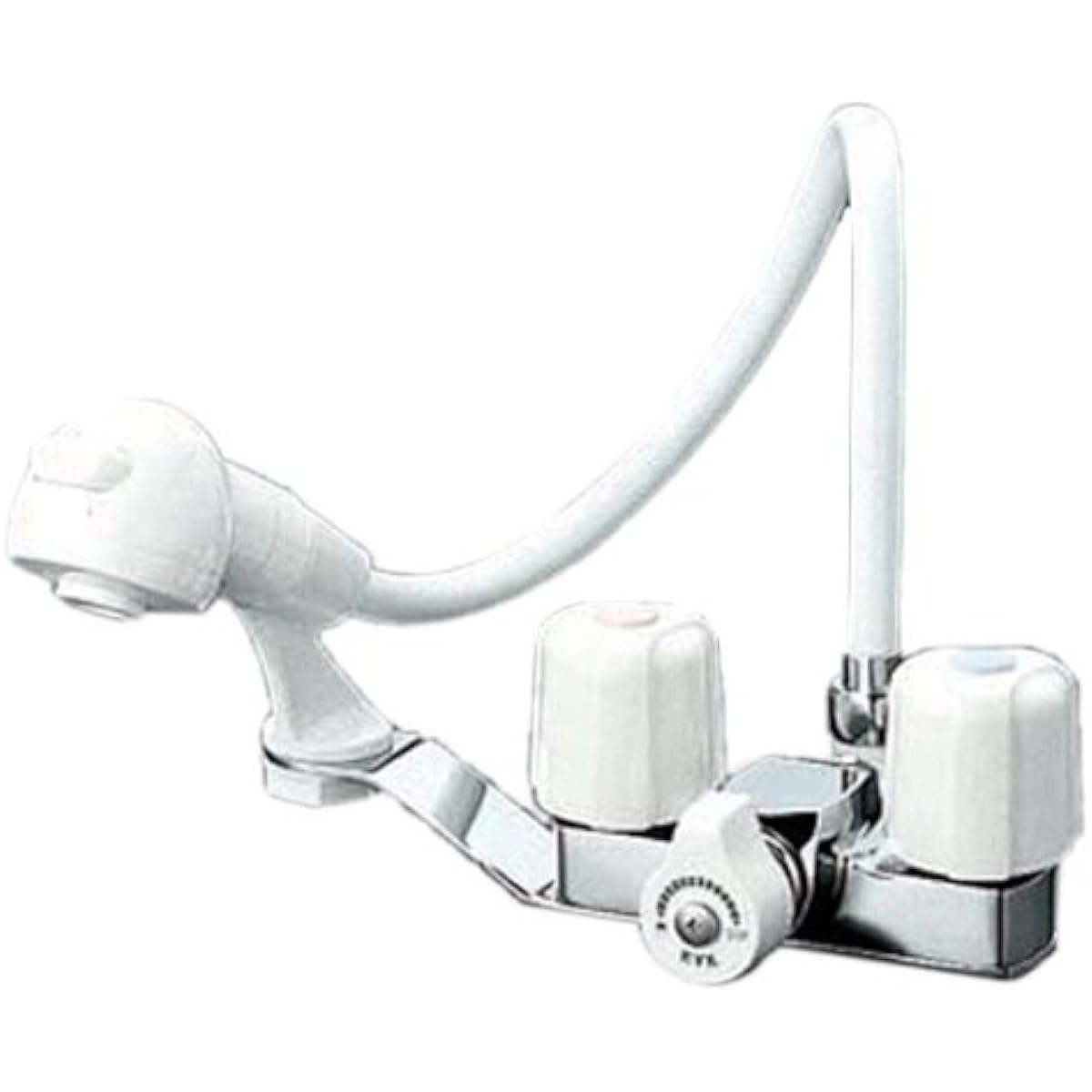 KVK Deck type 2 handle shower mixer faucet with rubber stopper KF12F2-1EGS