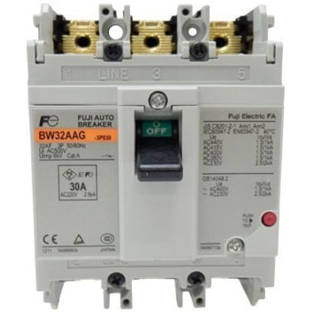 Fuji Electric Auto Breaker for General Wiring BW32AAG-3P030