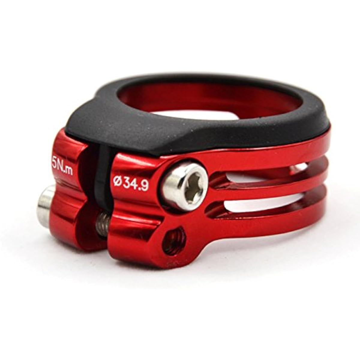 FOURIERS Seatpost Clamp Seat Clamp Red seatpost clamp red 31.8mm