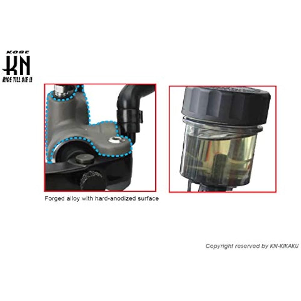 KN Planning RCB Forged Radial Pump Master Cylinder [S1] 17mm (Right) Gray