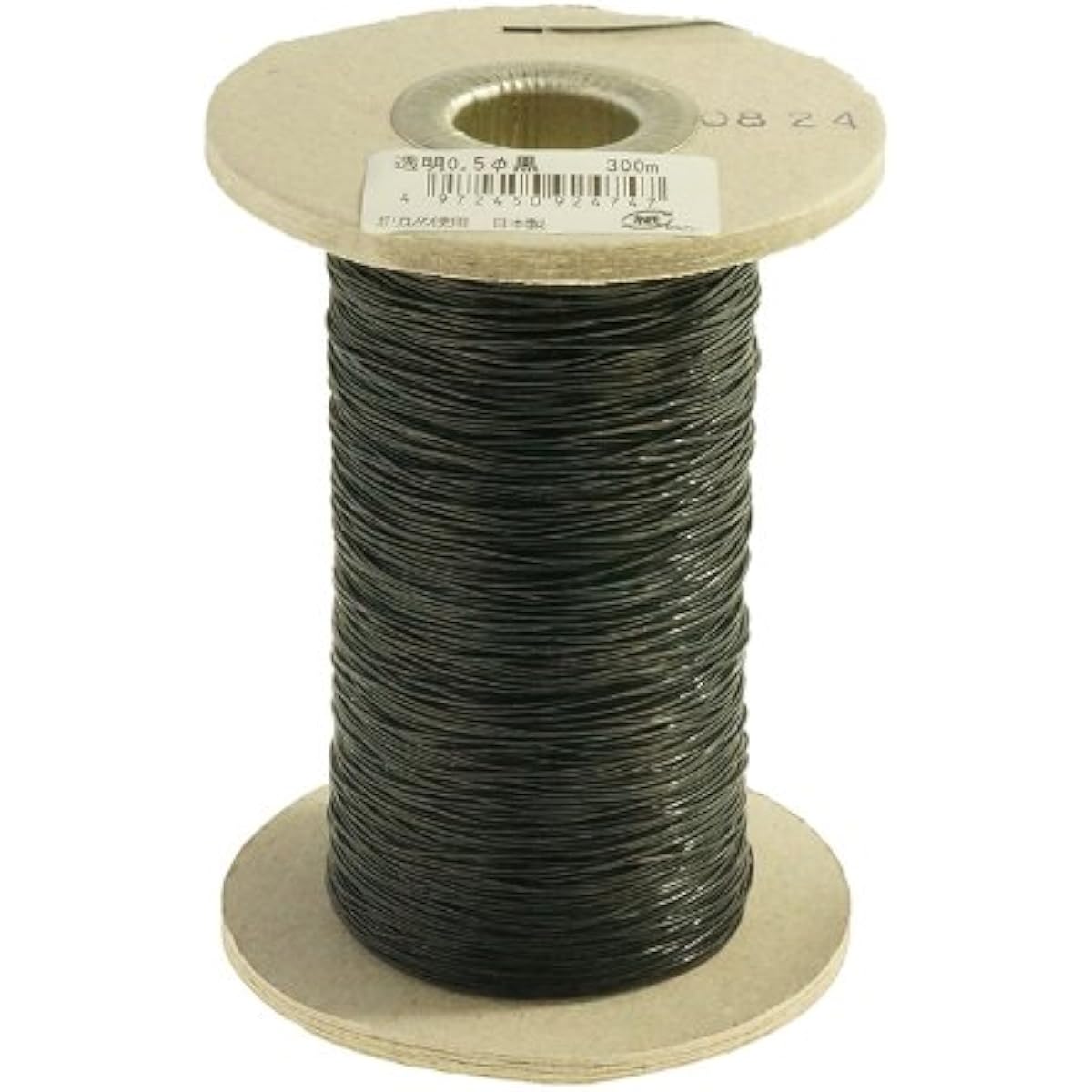Kintenma Transparent Rubber Cord 0.5mm 300m Bobbin Winding kw92474 Black