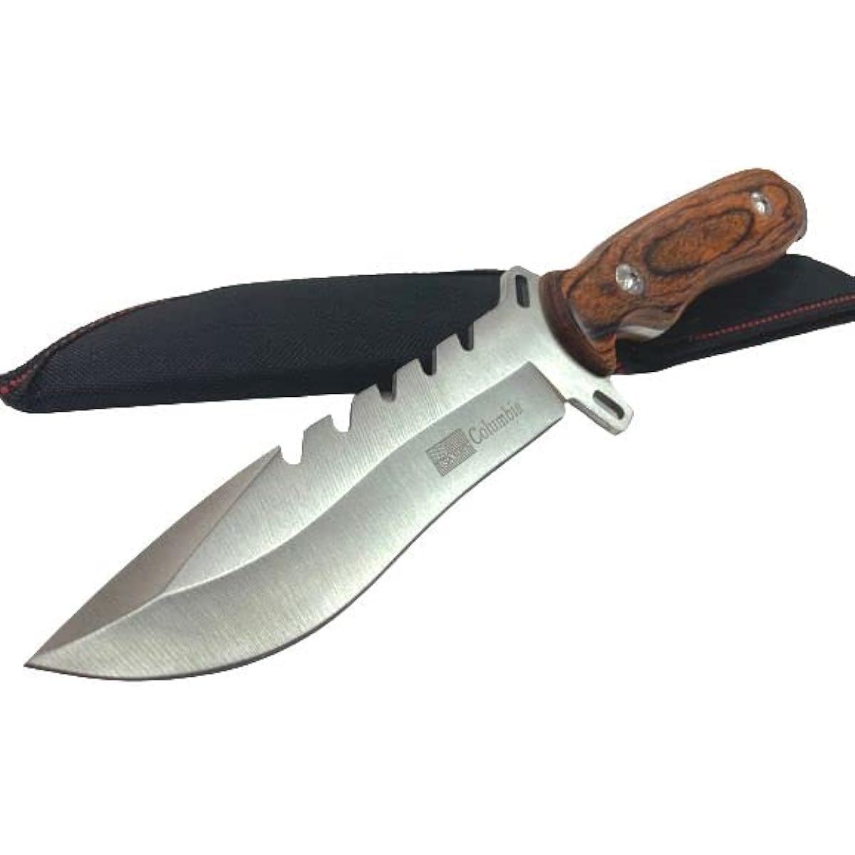 Columbia Saber Sheath Knife Wood Handle Sheath Knife D013