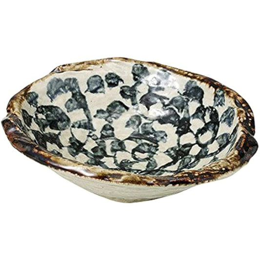 Set of 10 octopus arabesque pot [21.6 x 19.7 x 6.2cm 590g] [Simmering bowl] [For restaurants, inns, Japanese tableware, restaurants, commercial use]