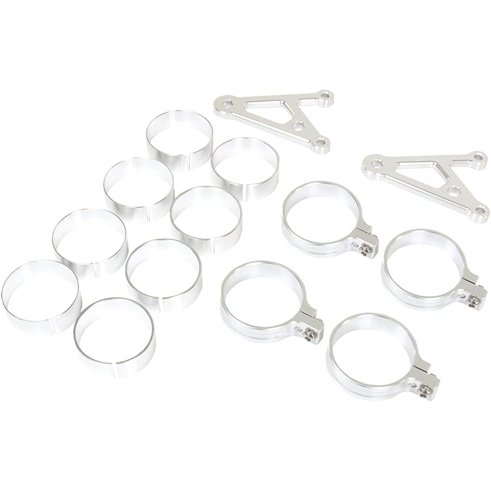 Headlight stay for fork billet aluminum 54mm 52mm 50mm φ54 φ52 φ50 Silver Silver Aluminum headlight holder Naked specification Machined aluminum