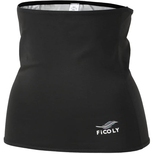 [FiCOLY] Shape Up Belt, Women's, Belly Wrap, Compression, Waist Shaper, Sweating, Tummy Tightening, Large Size, Sauna Belt FSWW-1