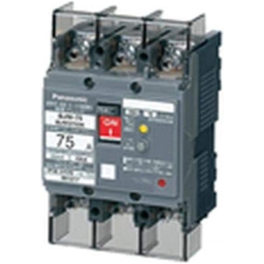 Panasonic Earth Leakage Breaker BJW-75 Type 3P3E with OC 75A 30mA Motor Protection BJW3753K
