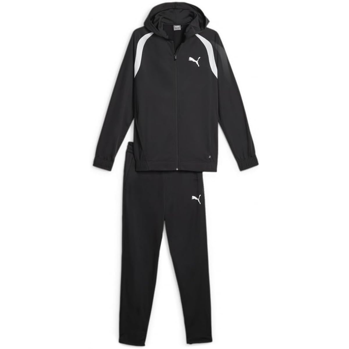 PUMA 678446 Men's Jersey Top and Bottom Set Training Hooded Poly Suit