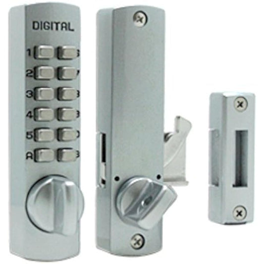 Asahi Industries Digital Lock Super Slim SS-30 Silver