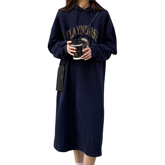 [Grcemlvfe] Parka, Women's Dress, Loose, Long, Body Covering, Long Sleeve, Fleece Lining, Hooded, Women's Wet, Zipper Parka, Warm, Cute, Large, Plain, Pretty, Stand-up Collar, Casual, Autumn, Winter