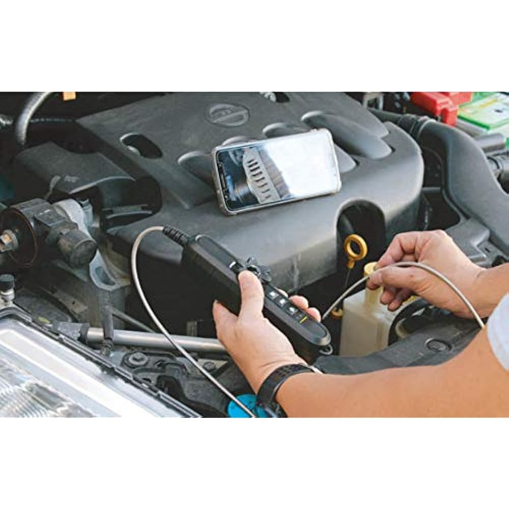 SIGNET 76005 180° movable tip, linked to smartphone and tablet, engine room, mechanical inspection, WIFI connection flexible scope camera