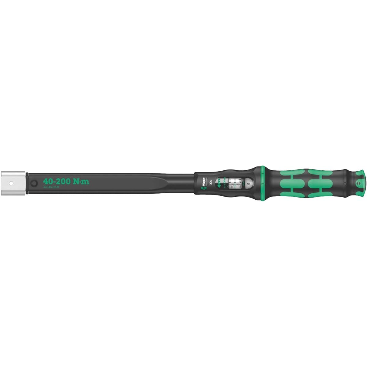 Wera 05075654001 | Click-Torque X 4 Interchangeable Torque Wrench, 40-200 Nm, 14x18 x 40-200 Nm