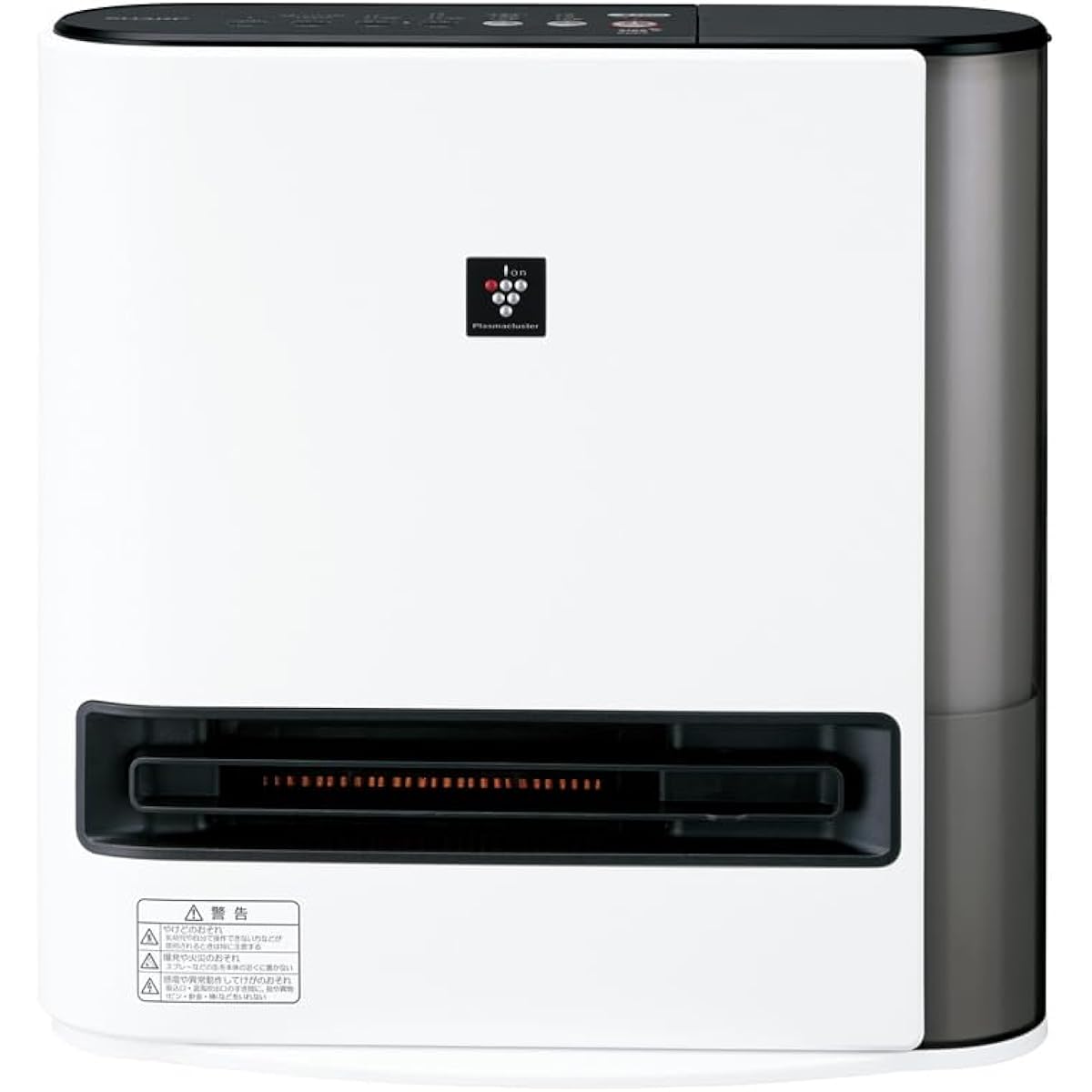 Sharp Plasmacluster Humidifying Ceramic Fan Heater HX-RK12-W White Heating 8(6) tatami/Humidifying 18(11) tatami/Large Air Volume Plasmacluster 7000 W Sensor Clean Humidifying Capacity Approximately 3.1L Energy Saving Made in Japan