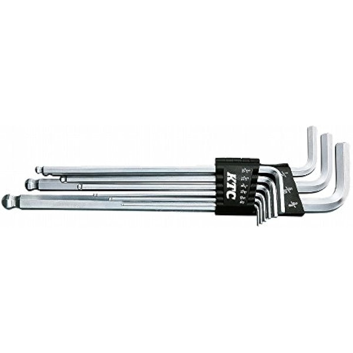 Kyoto Machinery Tools (KTC) High Grade Ball Point L Type Long Hex Wrench Set 9 Pieces HLD2509B