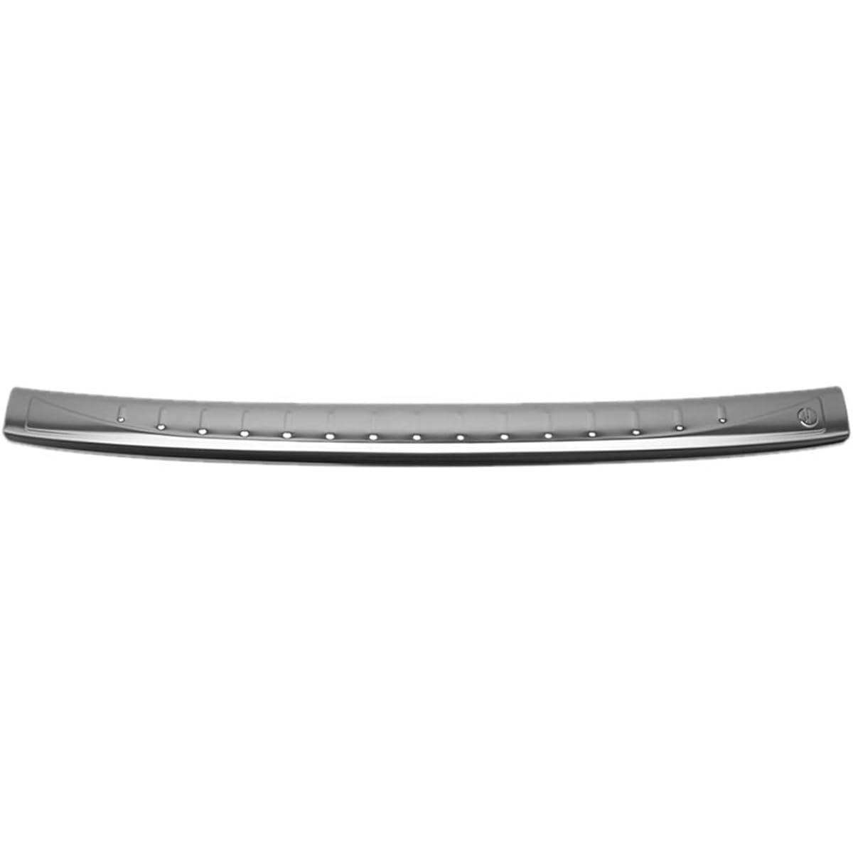 FIAT500 Chrome Rear Bumper Seaper Cover Guard Protet Trim Stainless Steel BRUSHED
