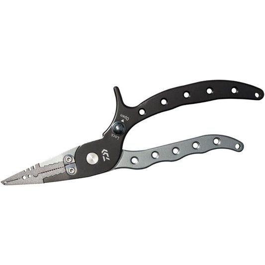 DAIWA Aluminum Pliers α200H Lock LG Black 200