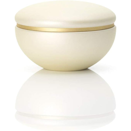 Soul Petit Pot Mini Urn Brass Wakana White Lily Hand Memorial Service Mini Urn for Sharing Ashes 841 White