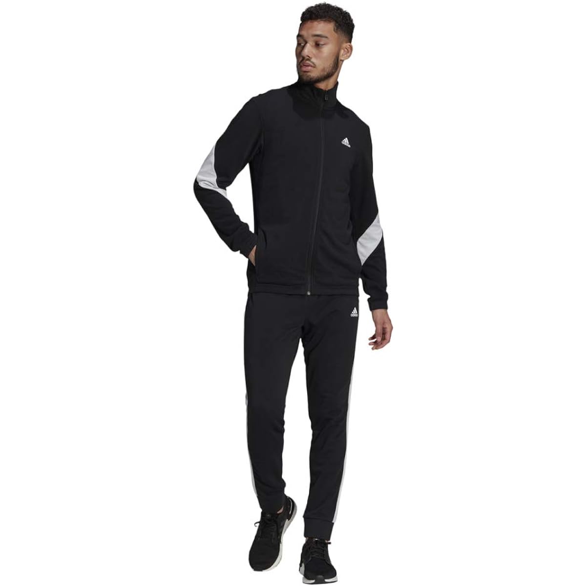 [Adidas] Jersey Top and Bottom Set Sportswear Cotton Tracksuit 24015 Men's