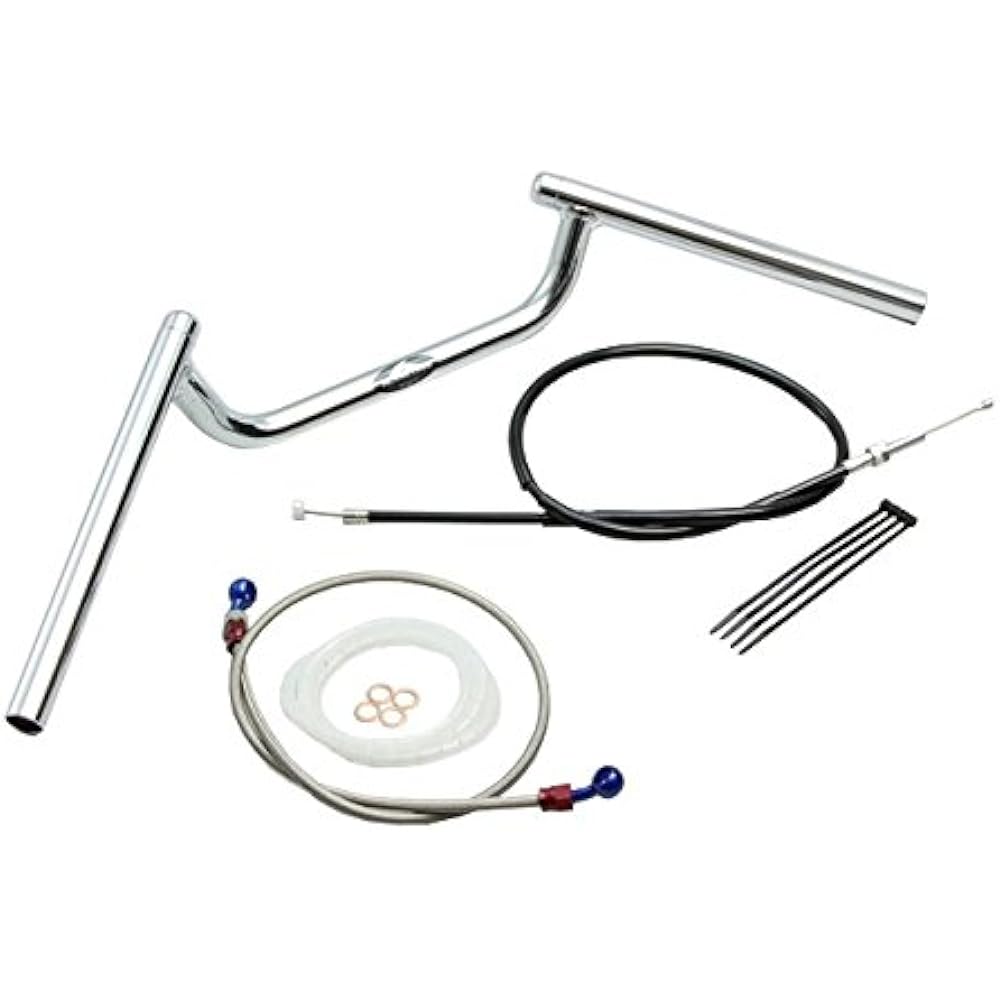 HURRICANE Bar Handle Kit Condor Handle Kit Chrome Plated for MT-25 MT-03 Earl's Aluminum HBK691