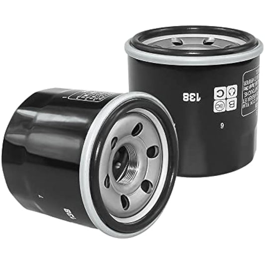 Motorcycle Oil Filter Suzuki Intruder VLR 1800 VLR1800 C1800R C1800RT Boulevard C109 VS600 VS700 VS1400 VS 600 700 750 1400 (Accessories Update) (Color: Black-2 pcs)