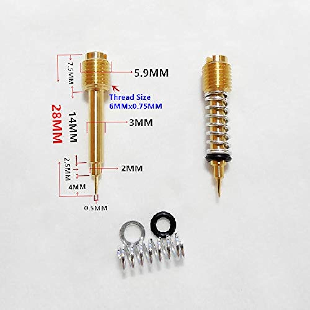 4 sets Carburetor repair kit for 1989~1996 Kawasaki Zephyr 400 Keihin, float and vacuum diaphragm configuration