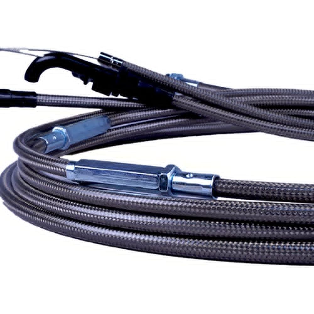 CB400SF (99-) Super Four Wire Set 30cm Long Black Mesh Dark Mesh Accelerator Wire Clutch Wire