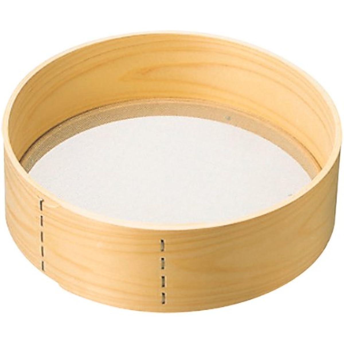 Wooden frame, stainless steel, powder sieve, size 2 (36cm), 24 mesh