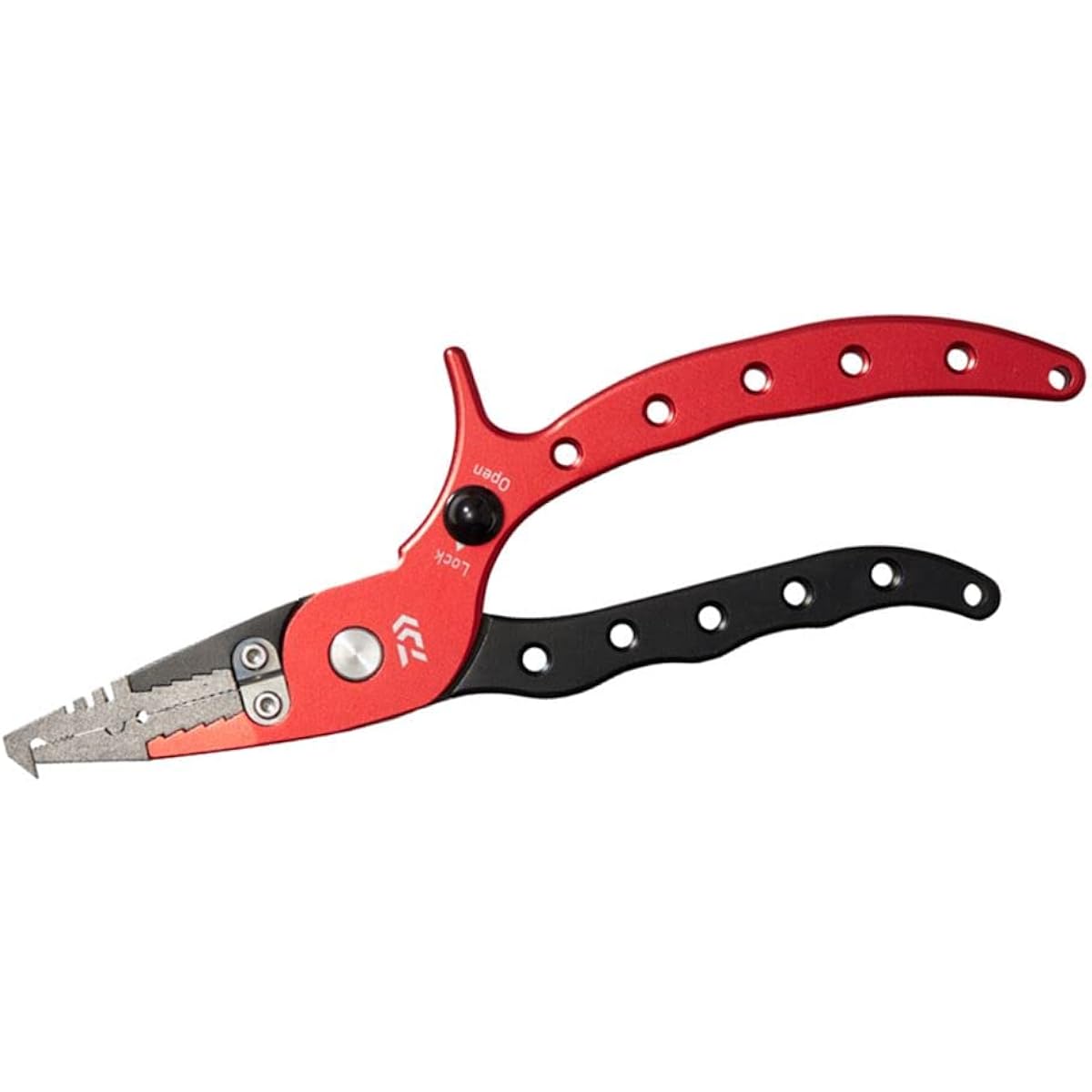 DAIWA Aluminum Pliers α200H Lock BG Red