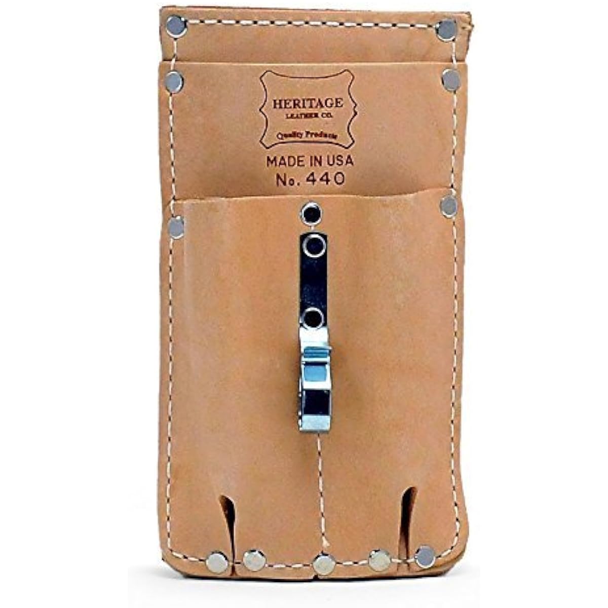 HERITAGE LEATHER 3-PKT RUSSET TOOL POUCH W11xH18cm 440